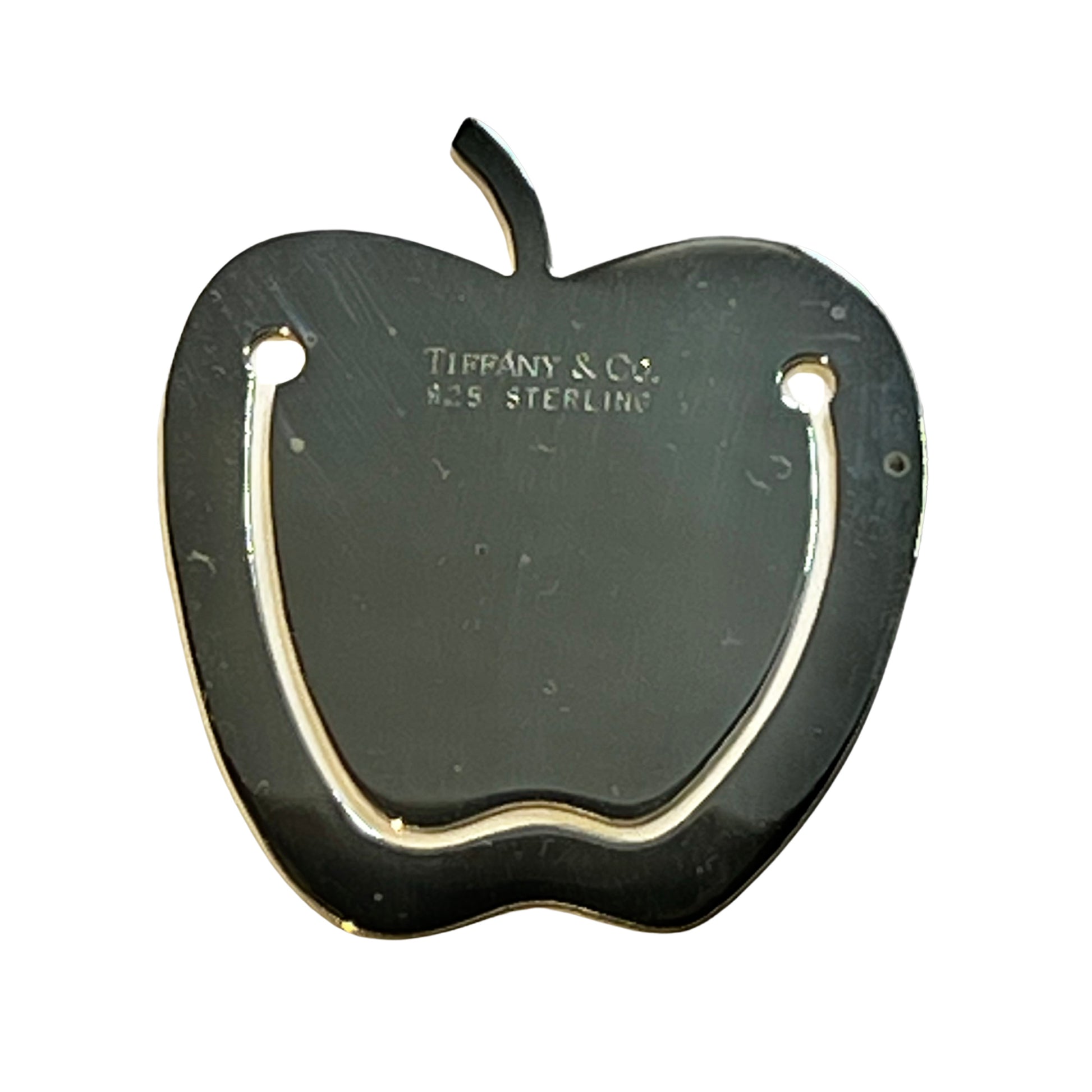 Tiffany & Co Estate Apple Bookmark Sterling Silver TIF529