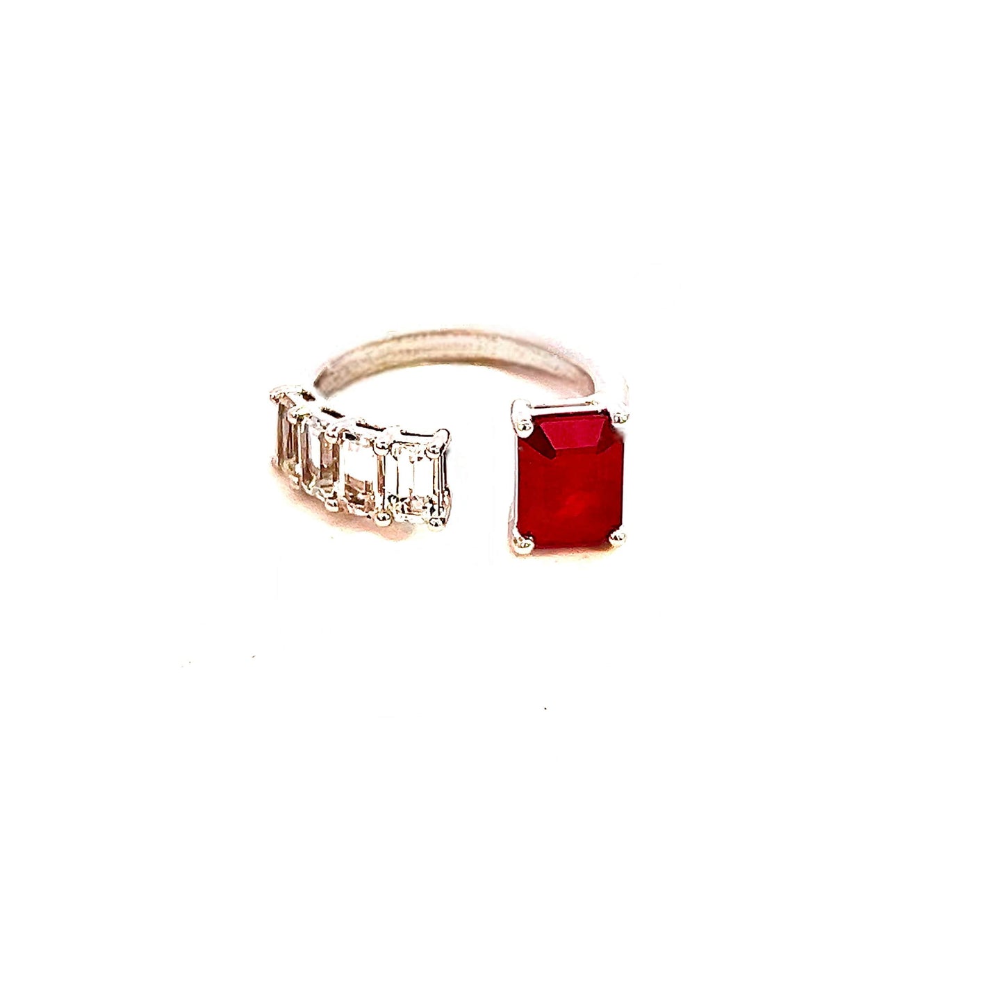 Natural Ruby Sapphire Ring Size 6.5 14k Y Gold 3.11 TCW Certified $4,950 310634