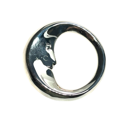 Tiffany & Co Estate Moon Baby Rattle Sterling Silver TIF626 - Certified Fine Jewelry