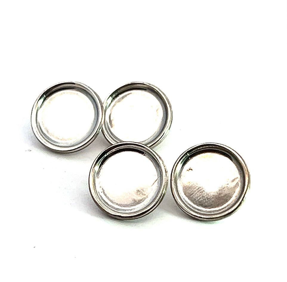 Tiffany & Co Estate Antique Buttons 1.625" Sterling Silver TIF667