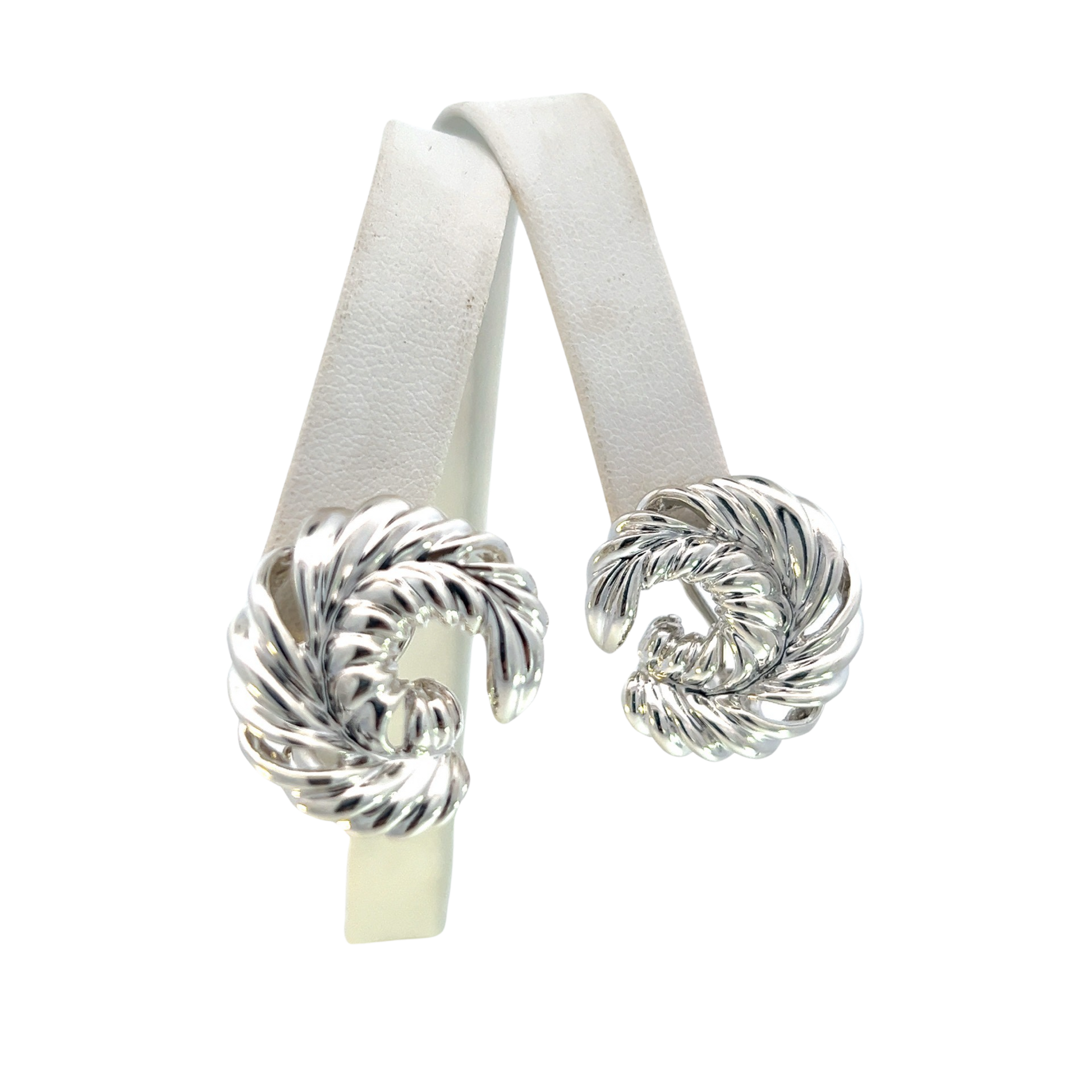 Tiffany & Co Estate Clip-on Earrings Silver TIF514