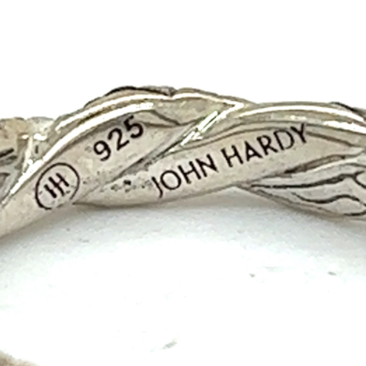 John Hardy Estate Sapphire Ring 6 Silver JH54