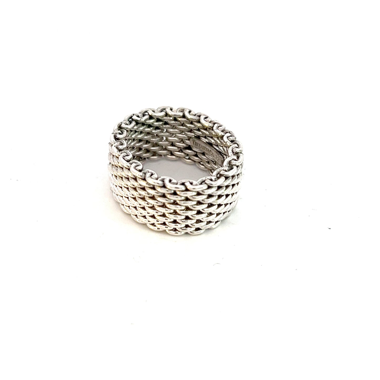 Tiffany & Co Estate Somerset Ring 6 Silver 10 mm TIF596 - Certified Fine Jewelry