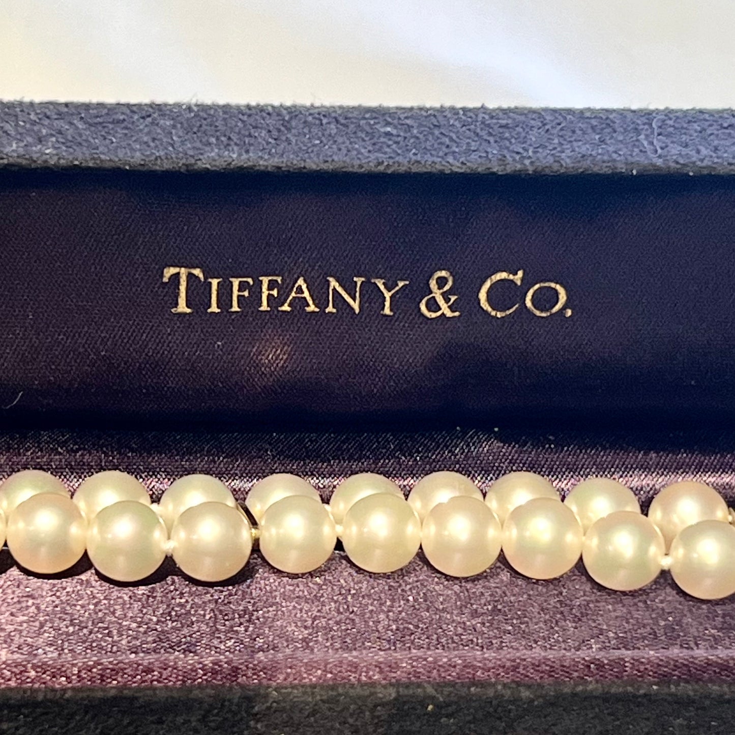 Tiffany & Co Signature X Pearl Bracelet 7" 18k 7mm Certified $6,975 401396