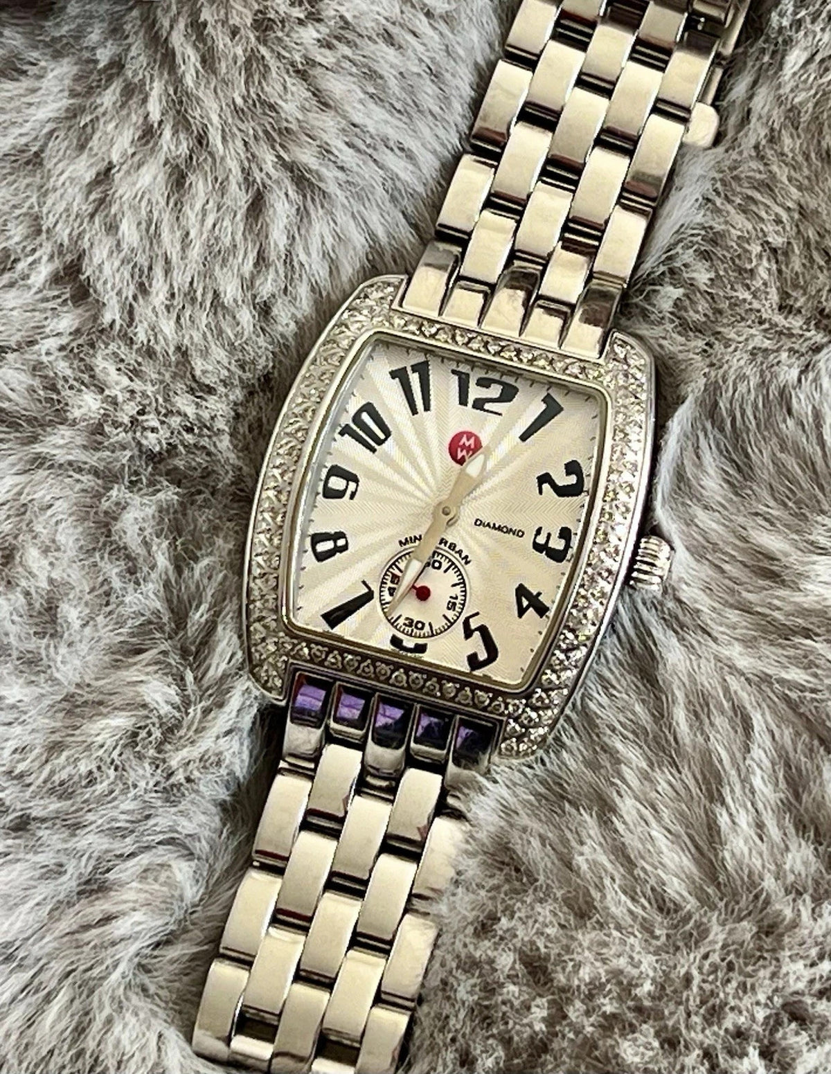 Michele Urban Mini Diamond Woman Wrist Watch Urban Diamond MIC1