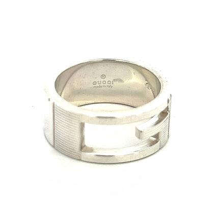 Gucci Estate Ring Size 5 Sterling Silver 8 mm G33