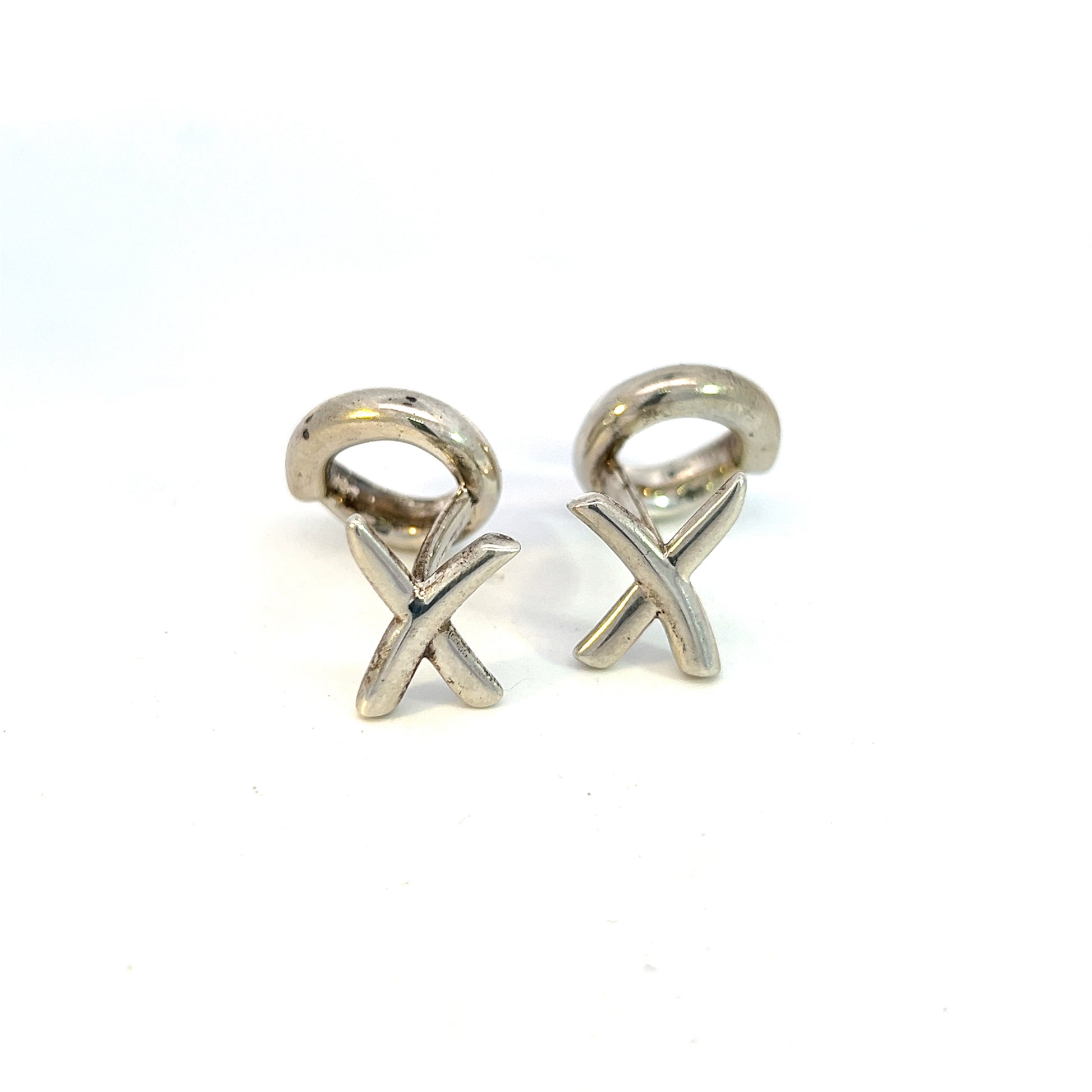 Tiffany & Co Estate Cufflinks Sterling Silver By Paloma Picasso TIF571 - Certified Fine Jewelry