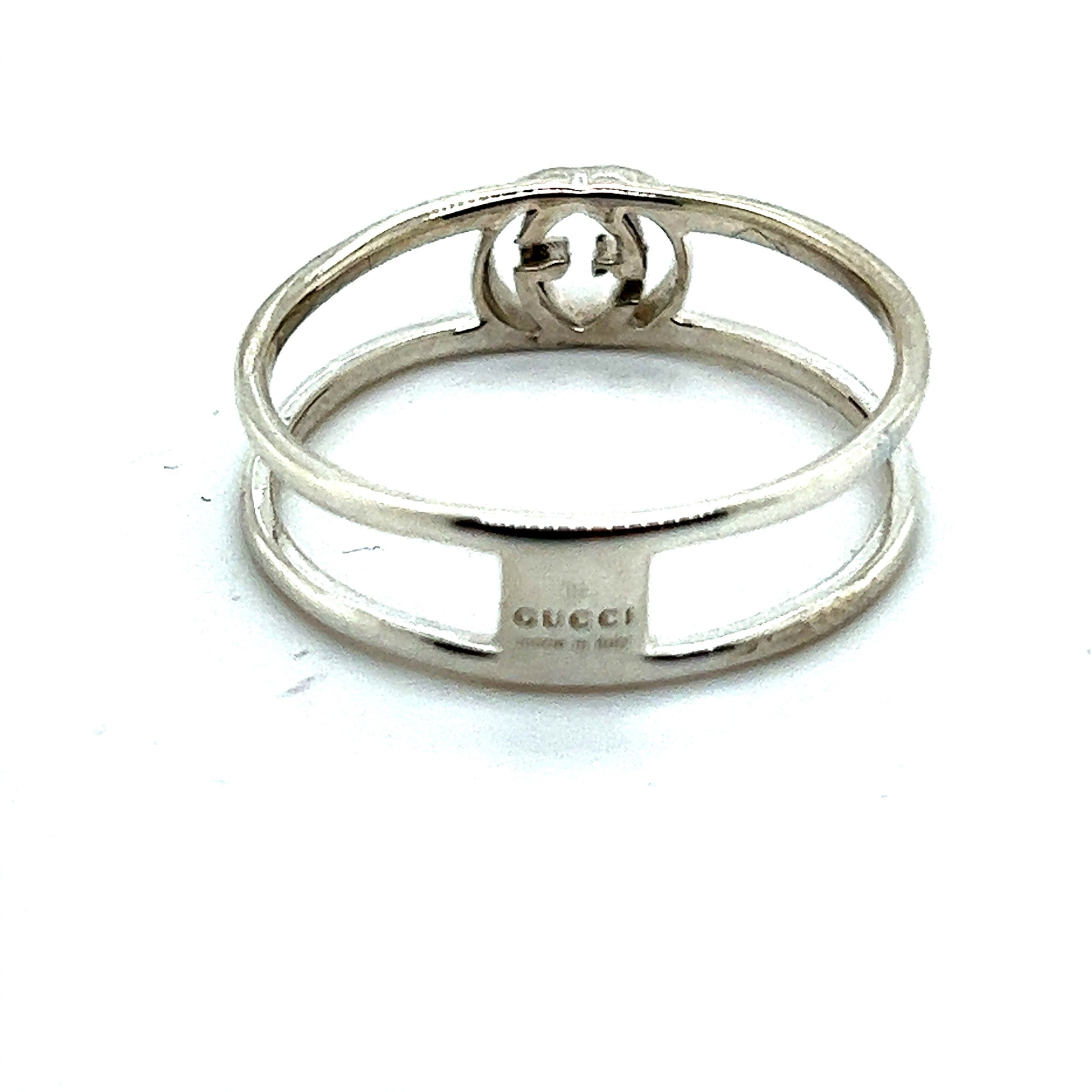 Gucci Estate Ladies Ring Size 9 Sterling Silver G4