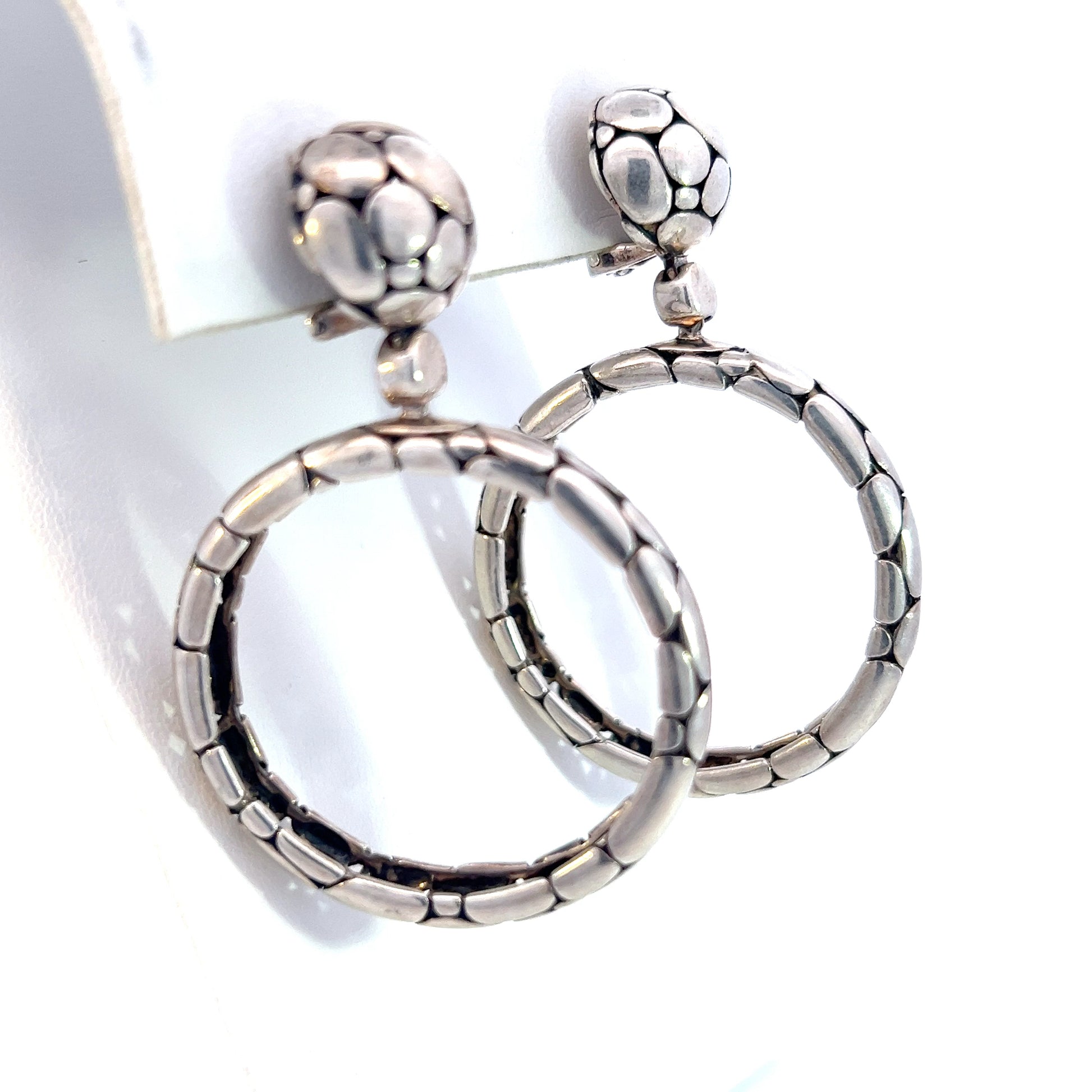 John Hardy Estate Earrings Silver JH104