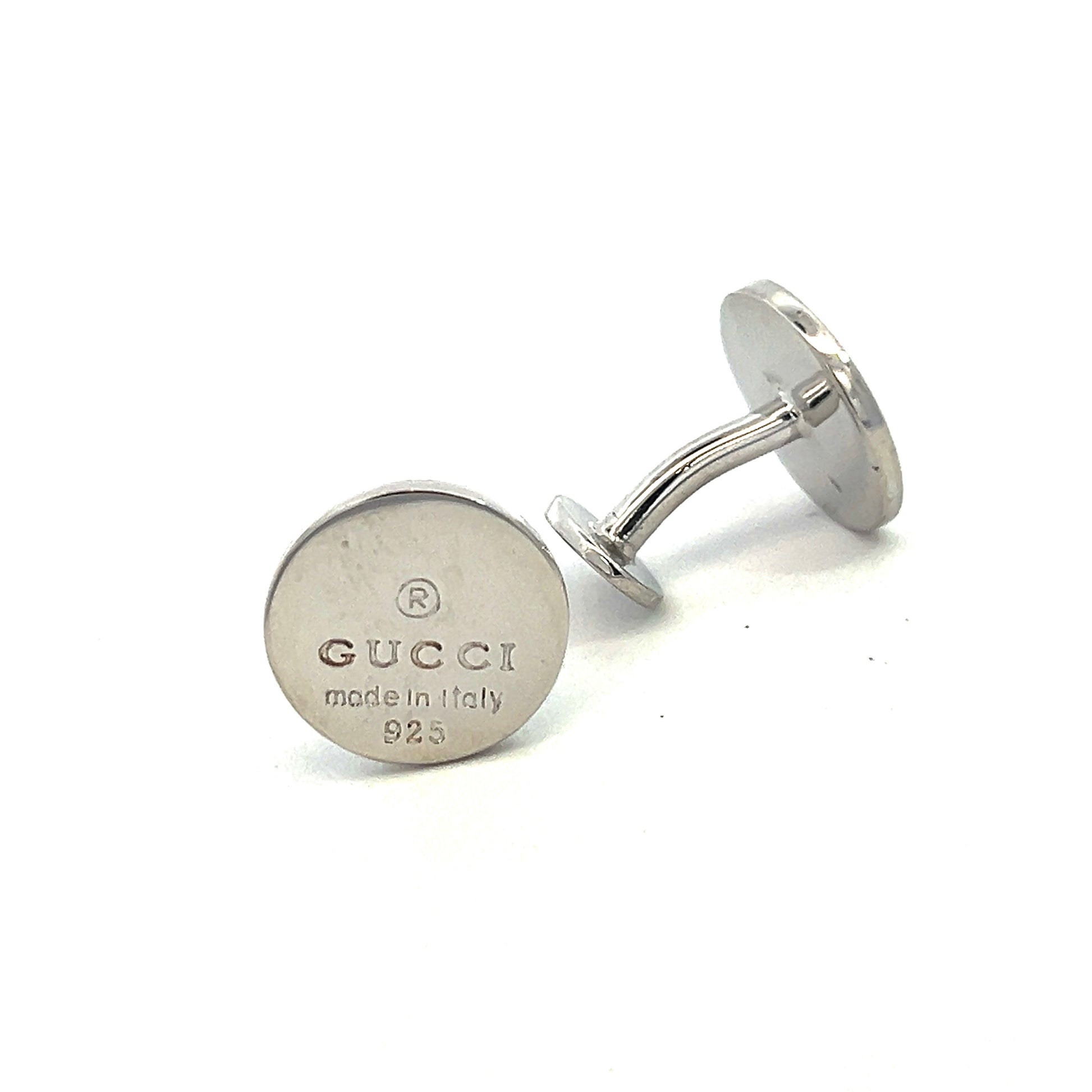 Gucci Estate Cufflinks Sterling Silver G31