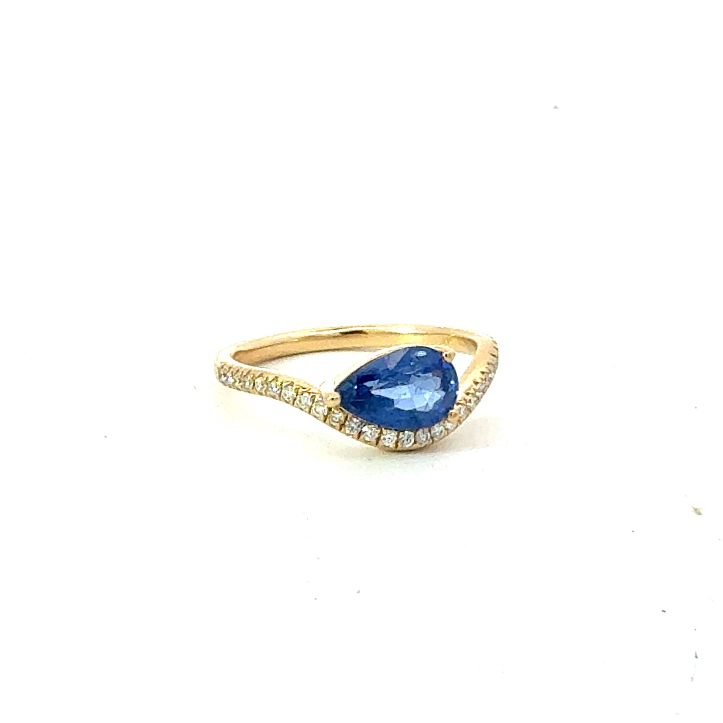 Natural Sapphire Diamond Ring Size 7 14k Gold 1.59 TCW Certified $4,950 601203
