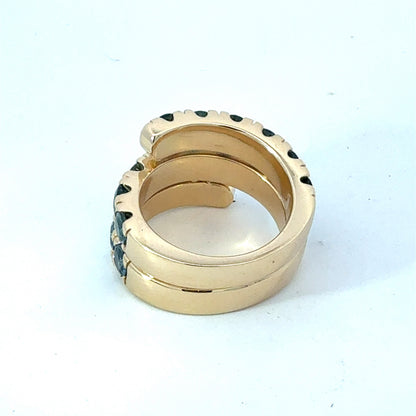 Natural Sapphire Ring Size 7 14k Yellow Gold 6.73 TCW Certified $7,950 601204