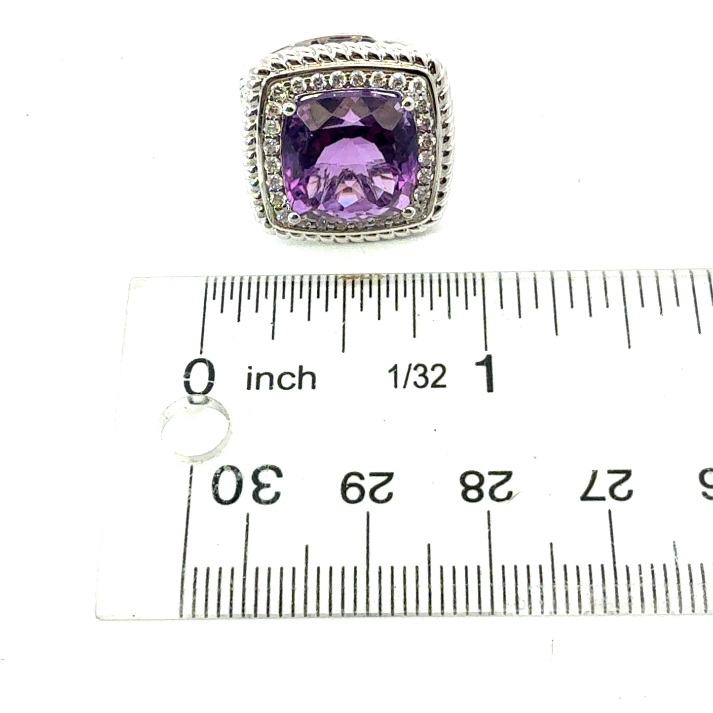 Natural Amethyst Diamond Ring Size 6.5 14k Gold 10.14 TCW Certified $4,950 601205
