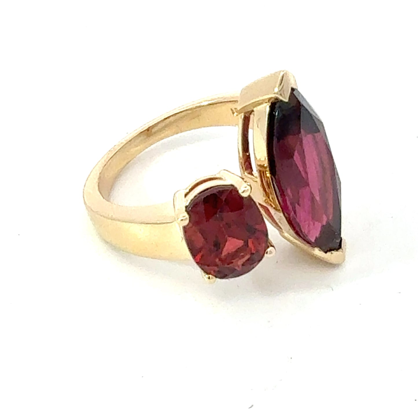 Natural Garnet Ring Size 6.5 14k Yellow Gold 9.16 TCW Certified $4,950 601215
