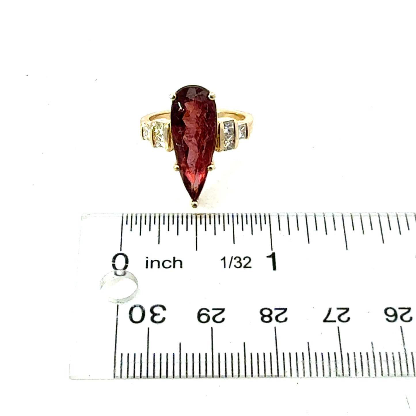 Natural Tourmaline Diamond Ring Size 7 14k Gold 5.18 TCW Certified $5,950 601216