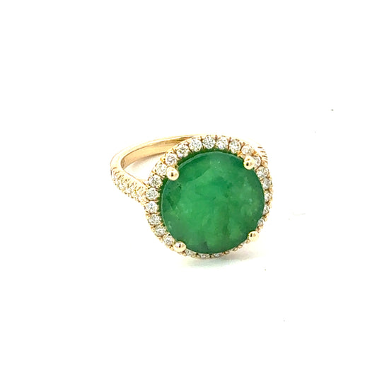 Natural Emerald Diamond Ring Size 7 14k Yellow Gold 5.58 TCW Certified $5,950 601221