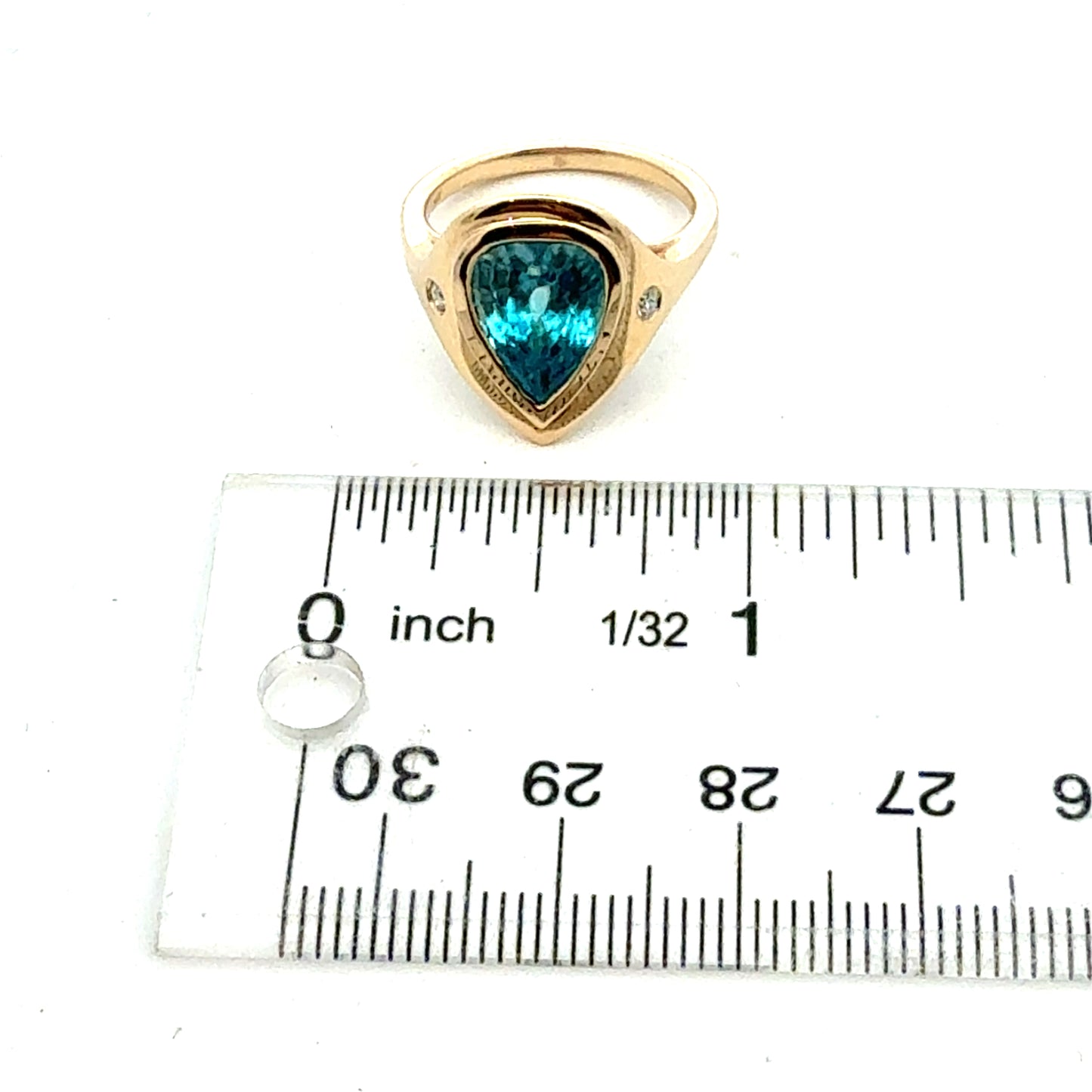 Natural Zircon Diamond Ring Size 7 14k Yellow Gold 6.69 TCW Certified $4,950 601223