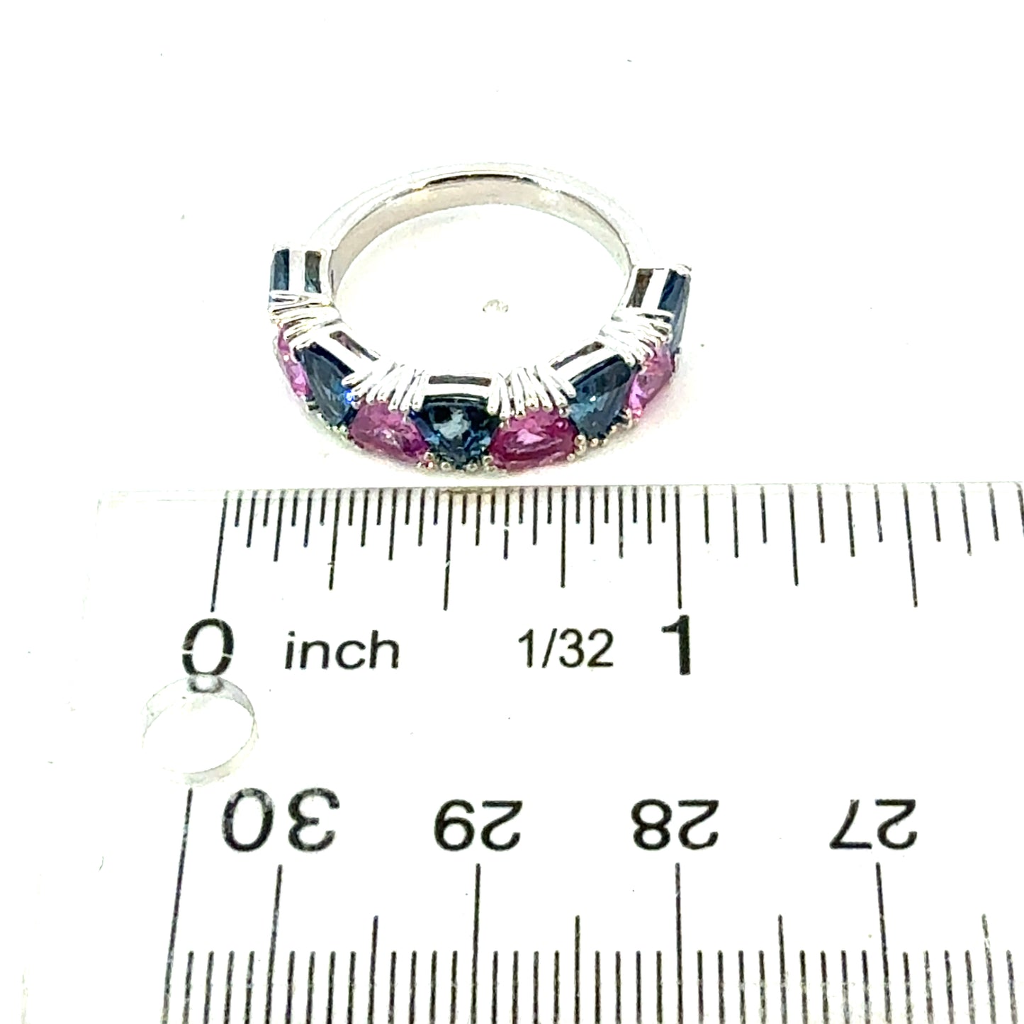 Natural Sapphire Ring Size 7 14k White Gold 0.97 TCW Certified $5,950 601231