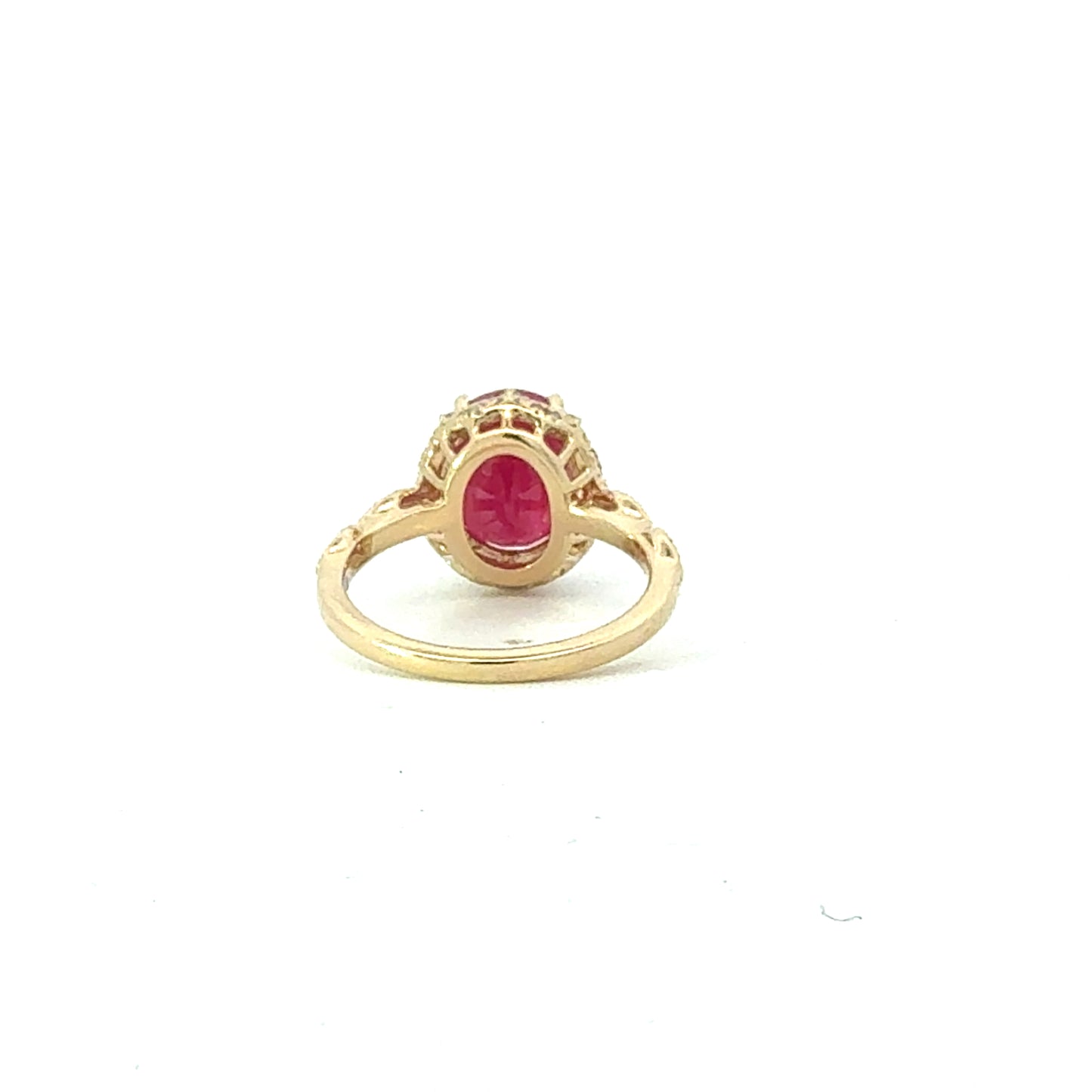 Natural Ruby Diamond Ring Size 6.5 14k Gold 5.99 TCW Certified $6,959 601239
