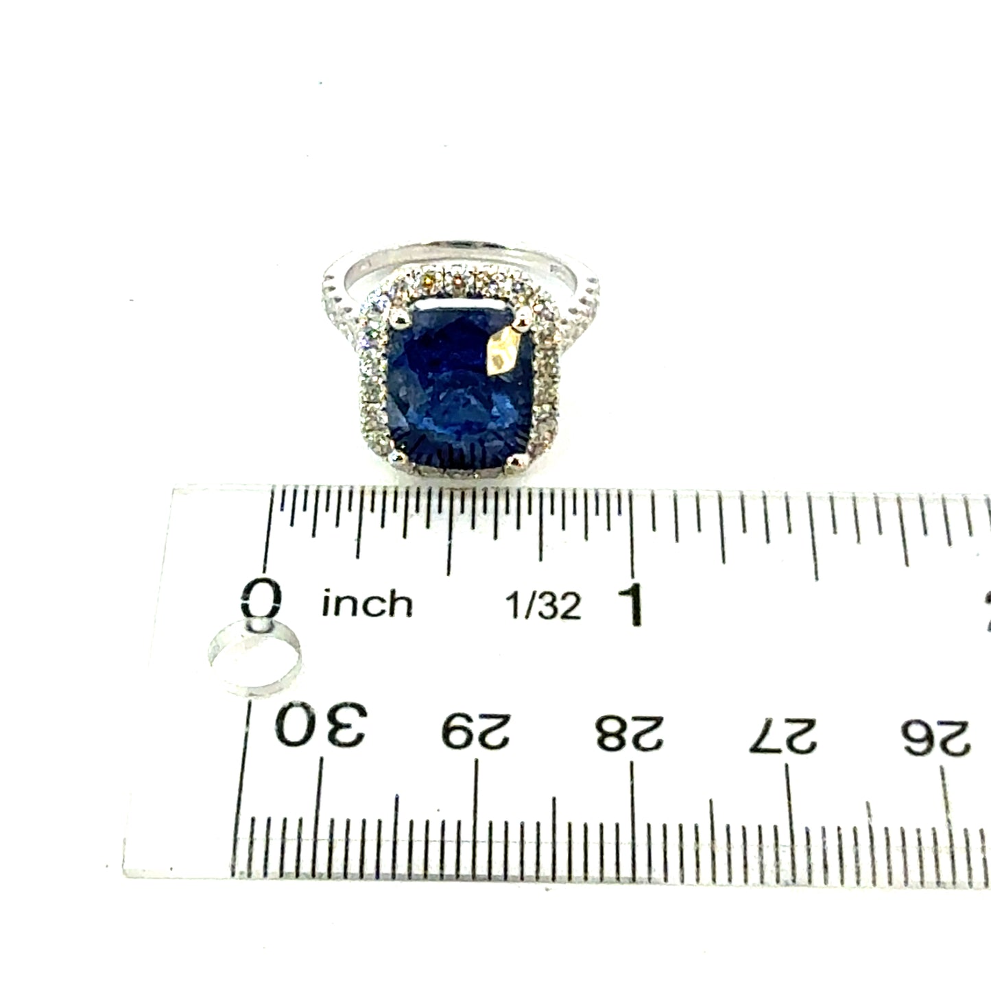 Natural Sapphire Diamond Ring Size 7 14k Gold 7.16 TCW Certified $8,950 601361