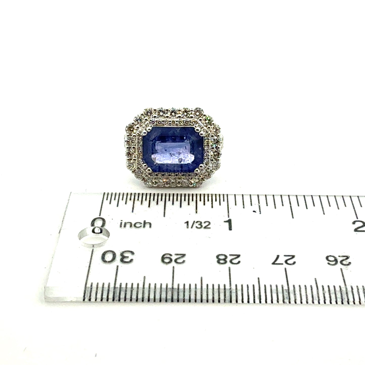 Natural Sapphire Diamond Ring Size 6.5 14k Gold 8.35 TCW Certified $12,950 601365