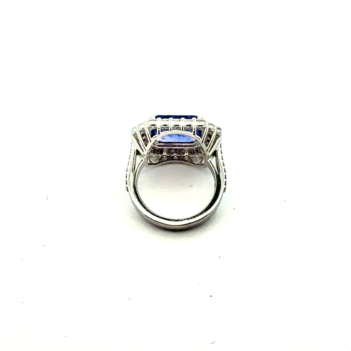 Natural Sapphire Diamond Ring Size 6.5 14k Gold 8.35 TCW Certified $12,950 601365