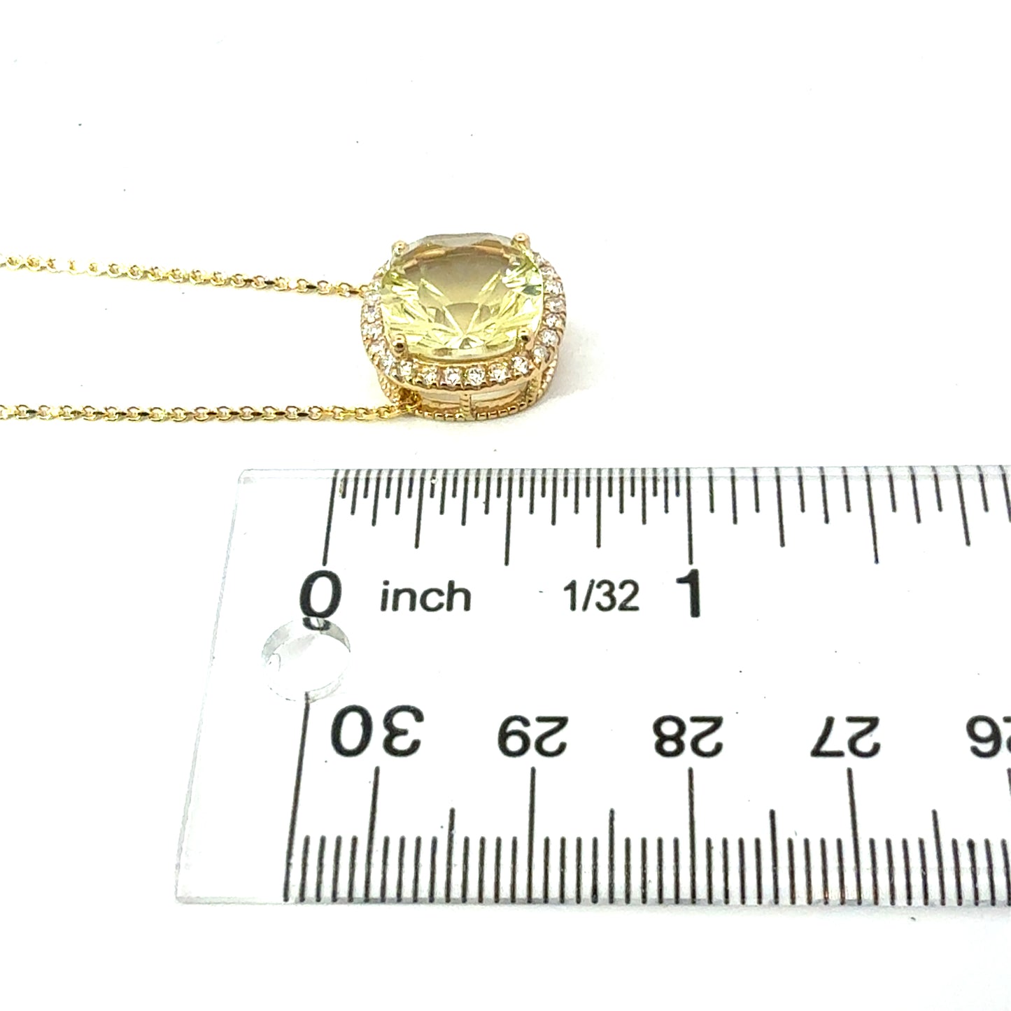 Natural Citrine Diamond Pendant 18" 14k Yellow Gold 6.24 TCW Certified $4,950 601374