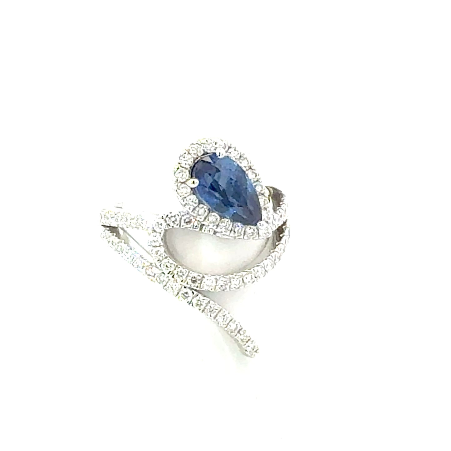 Natural Sapphire Diamond Ring Size 6.5 14k Gold 1.92 TCW Certified $5,950 601384