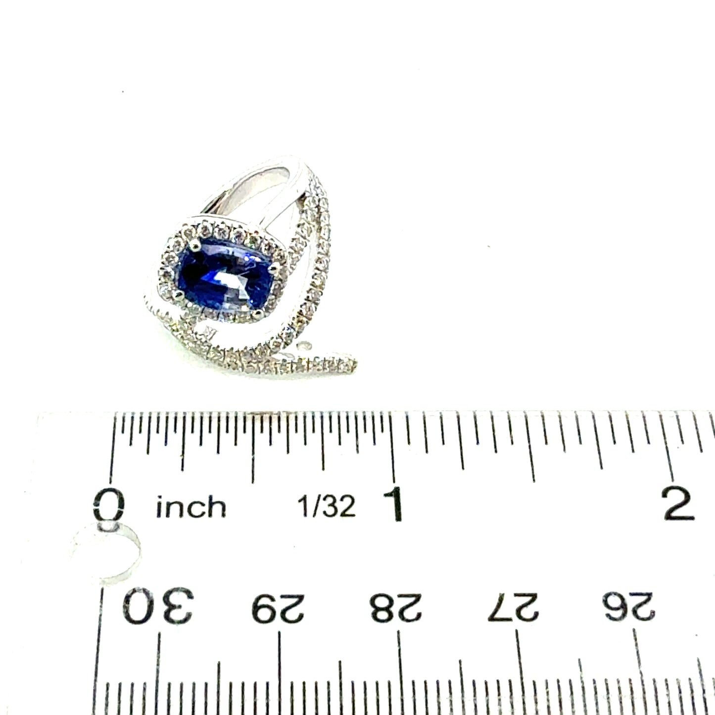 Natural Sapphire Diamond Ring Size 6.5 14k Gold 2.84 TCW Certified $5,950 601385