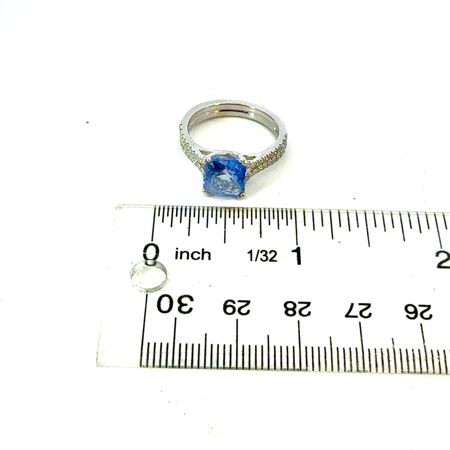 Natural Sapphire Diamond Ring Size 7 14k Gold 3.38 TCW Certified $4,950 604431