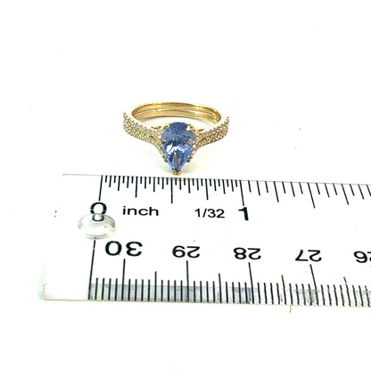 Natural Sapphire Diamond Ring Size 7 14k Gold 2.77 TCW Certified $3,950 604434