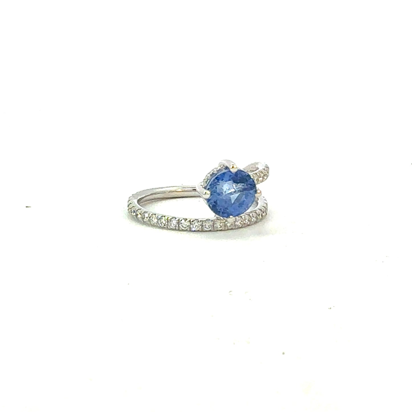 Natural Sapphire Diamond Ring Size 7 14k Gold 2.89 TCW Certified $3,950 604439