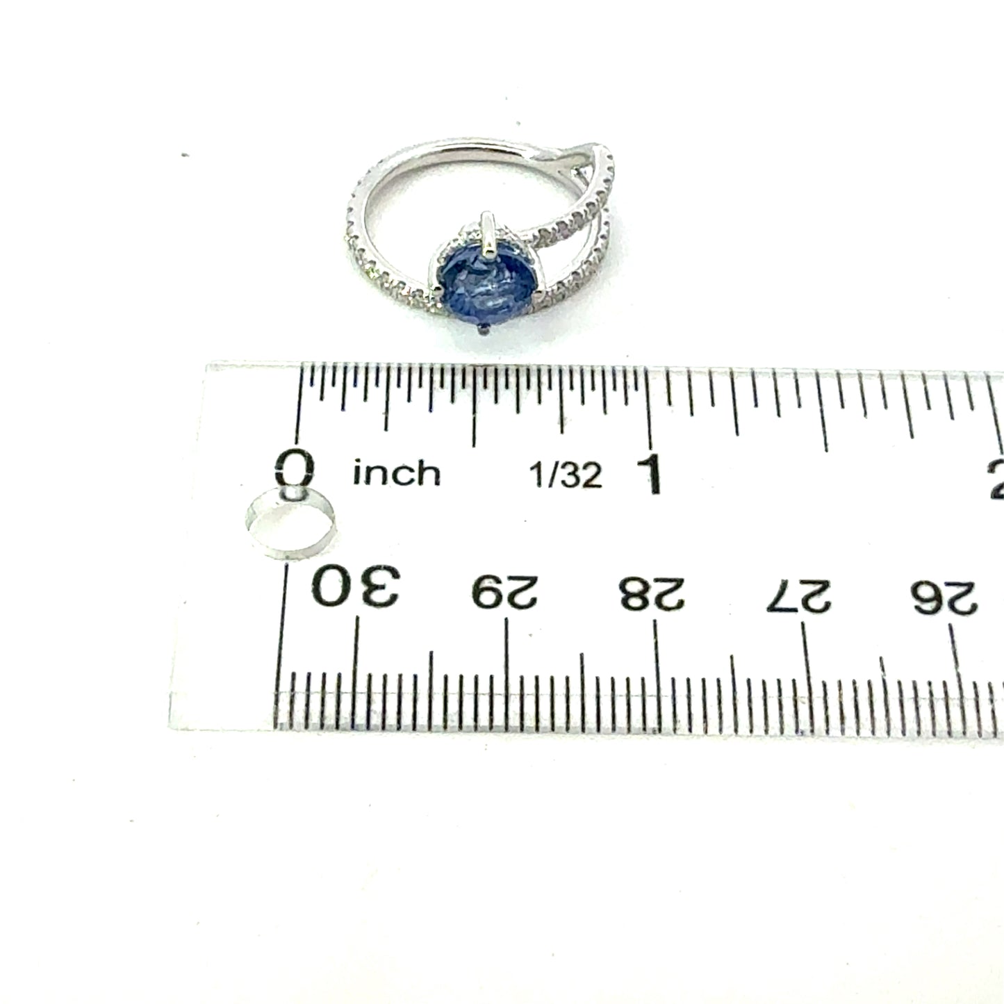Natural Sapphire Diamond Ring Size 7 14k Gold 2.89 TCW Certified $3,950 604439