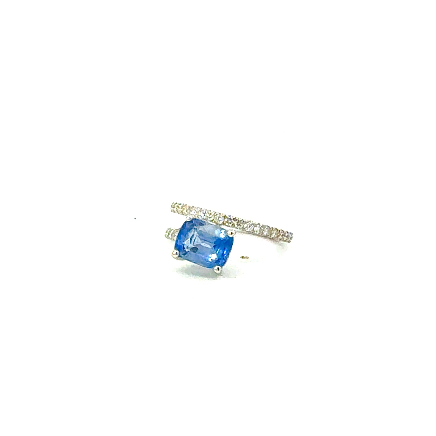 Natural Sapphire Diamond Ring Size 7 14k Gold 3.24 TCW Certified $3,950 604441