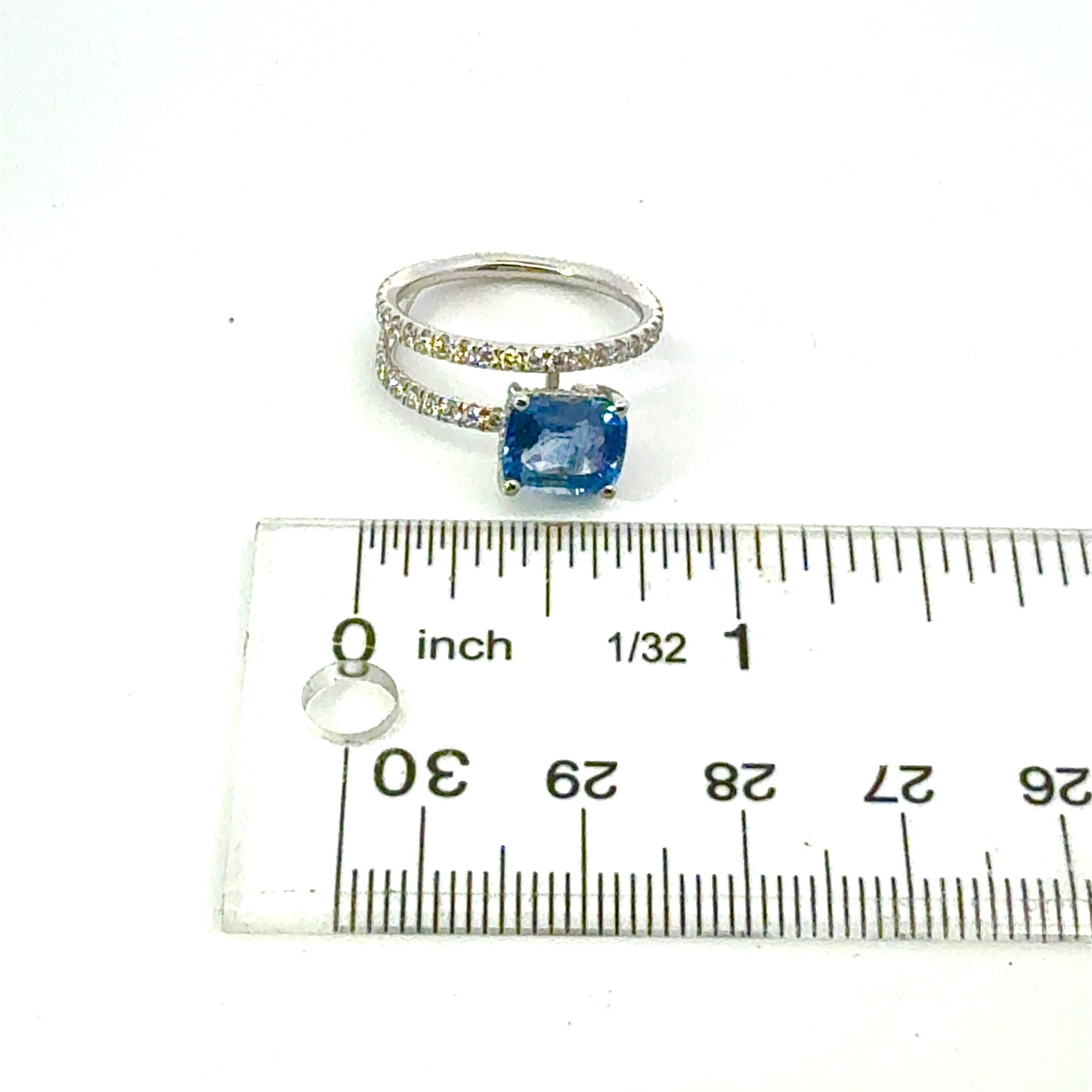 Natural Sapphire Diamond Ring Size 7 14k Gold 3.24 TCW Certified $3,950 604441