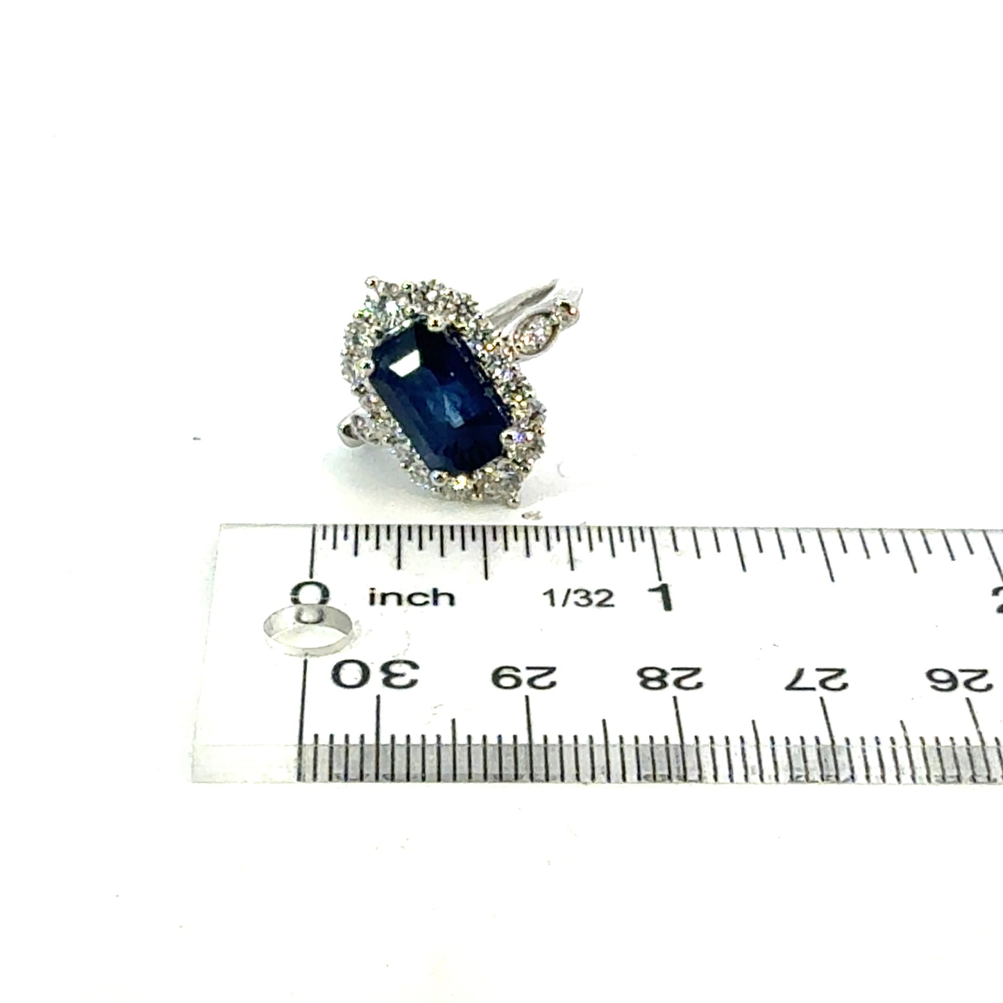 Natural Sapphire Diamond Ring Size 7 14k Gold 9.01 TCW Certified $8,950 604444