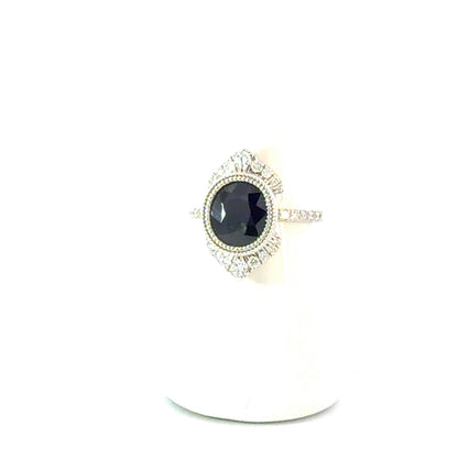 Natural Sapphire Diamond Ring Size 6.5 14k Gold 4.05 TCW Certified $5,950 604446