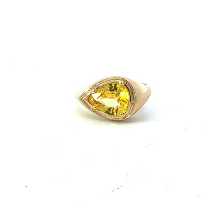 Natural Sapphire Ring Size 7 14k Gold 2.8 Carats Certified $5,950 604451