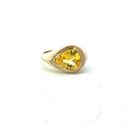 Natural Sapphire Ring Size 7 14k Gold 2.8 Carats Certified $5,950 604451