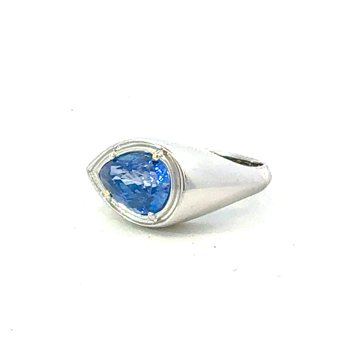 Natural Sapphire Ring Size 7 14k Gold 4.5 Carats Certified $5,950 604453
