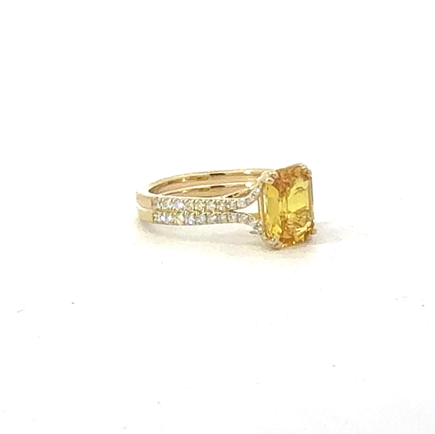 Natural Sapphire Diamond Ring Size 7 14k Gold 2.87 TCW Certified $4,950 604458