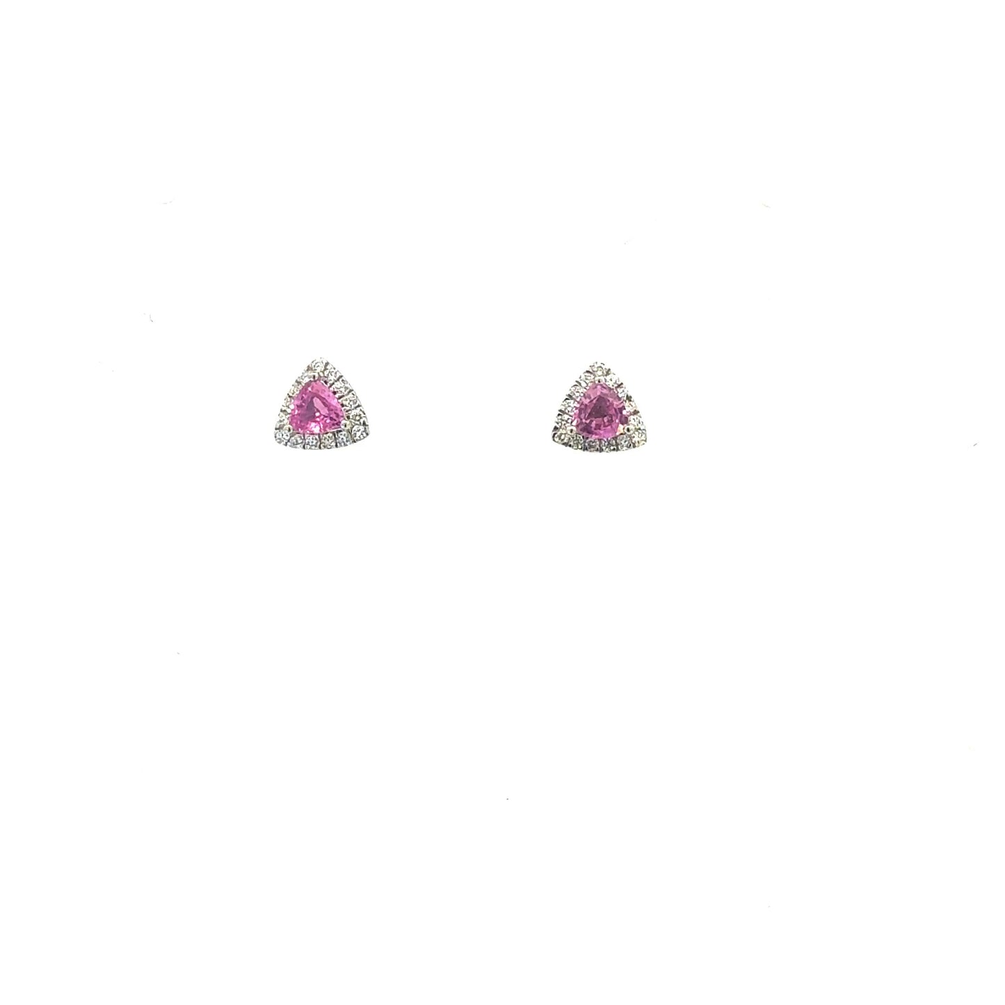 Natural Sapphire Diamond Earrings 14k Gold 2.18 TCW Certified $3,490 604477