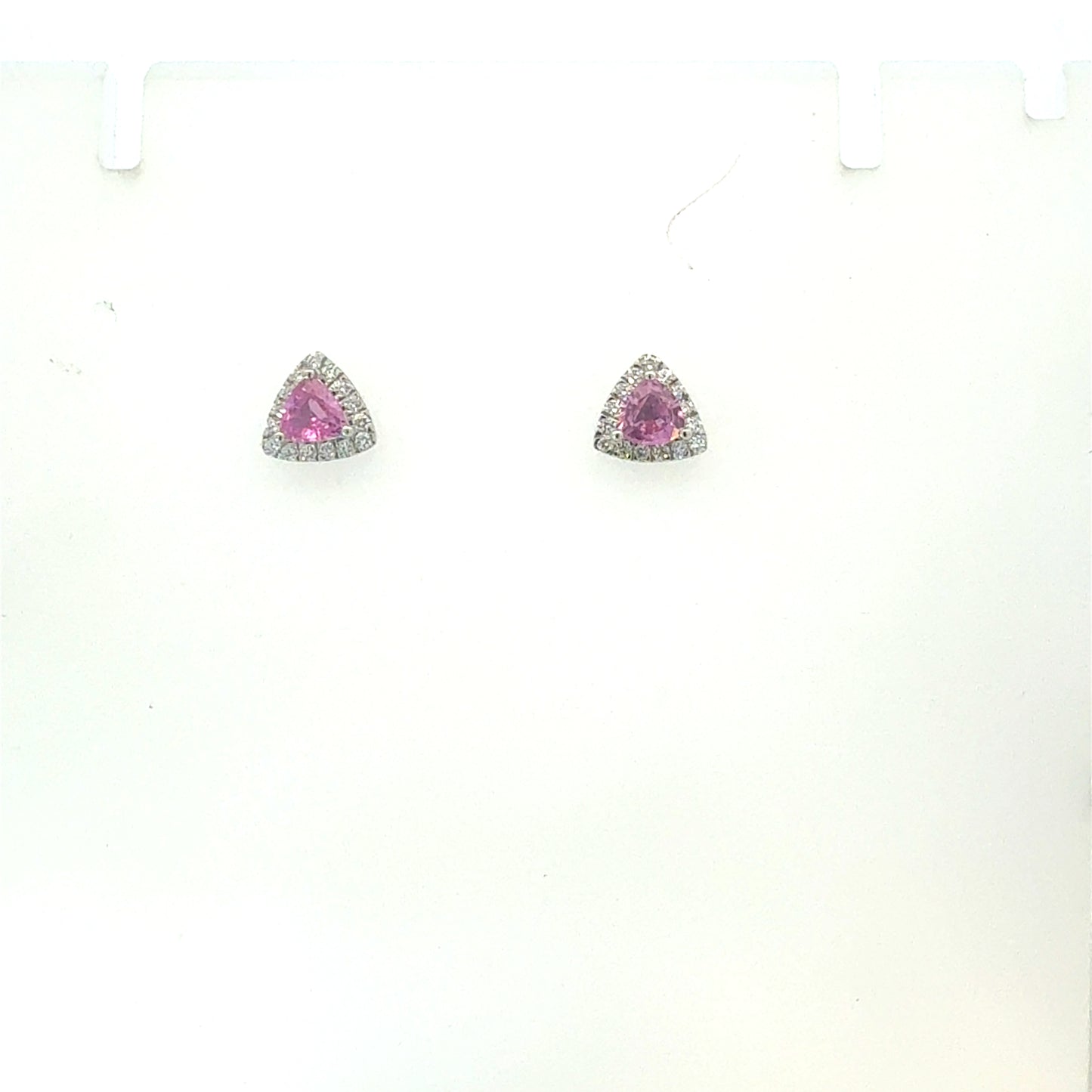 Natural Sapphire Diamond Earrings 14k Gold 2.18 TCW Certified $3,490 604477