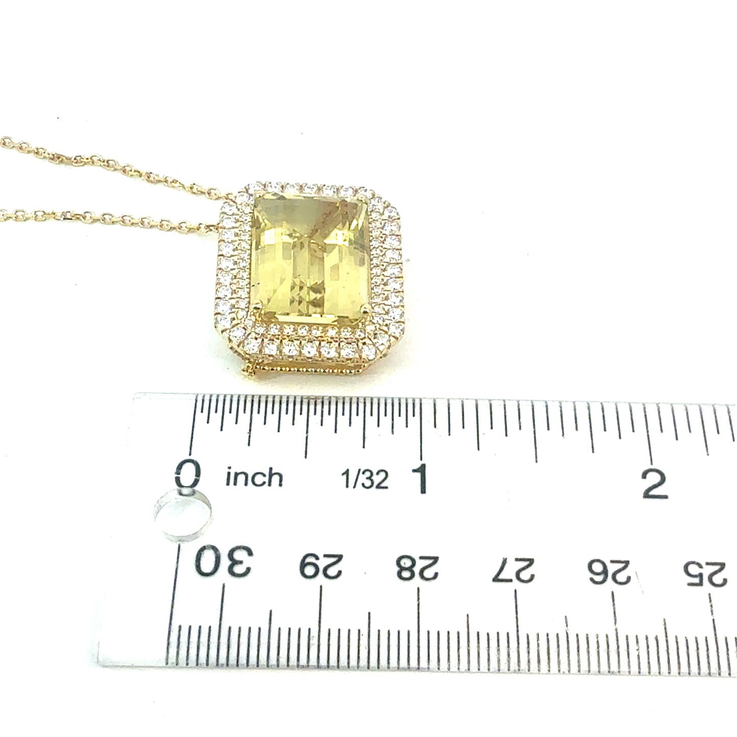 Natural Citrine Diamond Necklace 18" 14k Gold 19.96 TCW Certified $7,950 604482