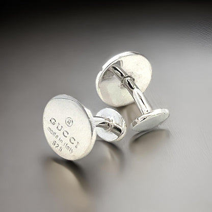 Gucci Estate Cufflinks Sterling Silver G31