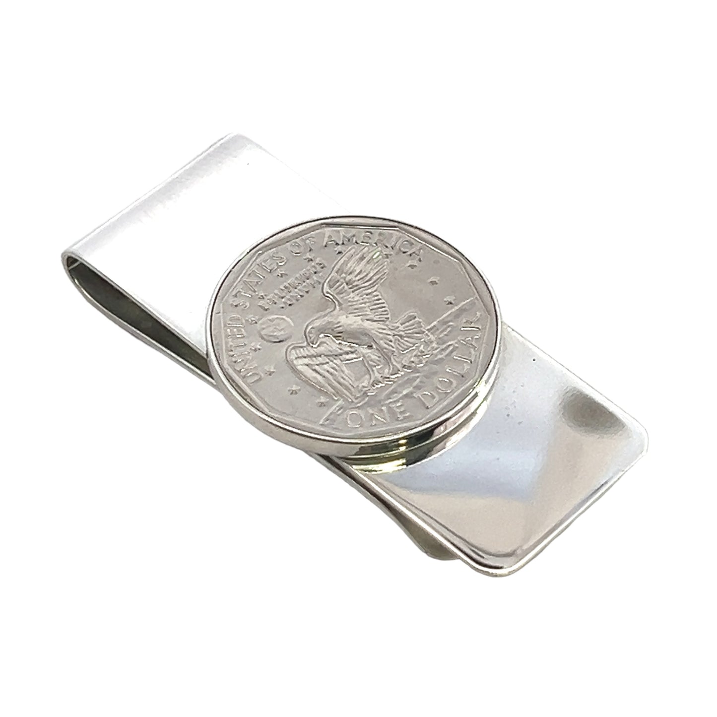 Tiffany & Co Estate US One Dollar Coin Money Clip Silver TIF703