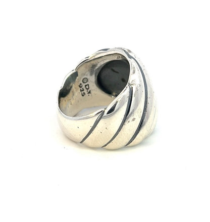 David Yurman Authentic Estate Cable Ring Size 6 Silver 18 mm Height DY478