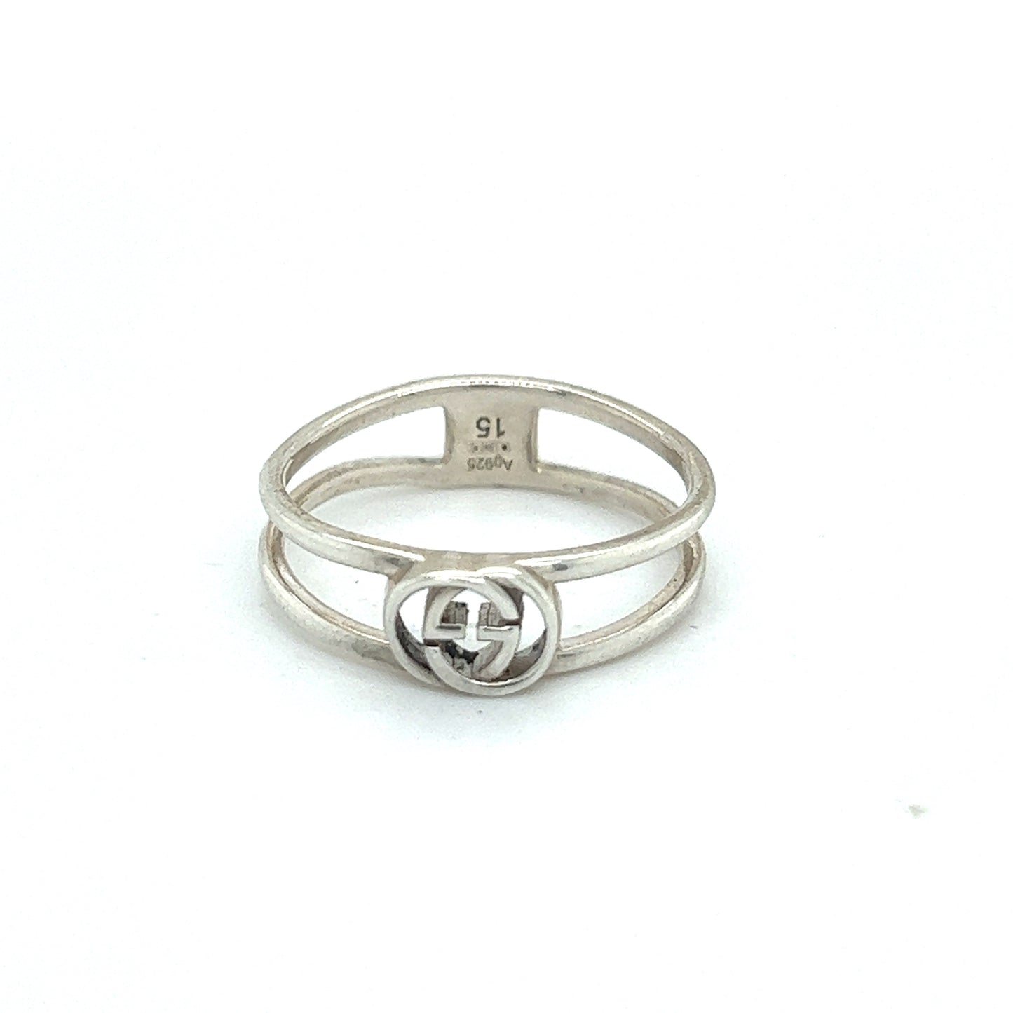 Gucci Estate Ladies Ring Size 7 Sterling Silver G16