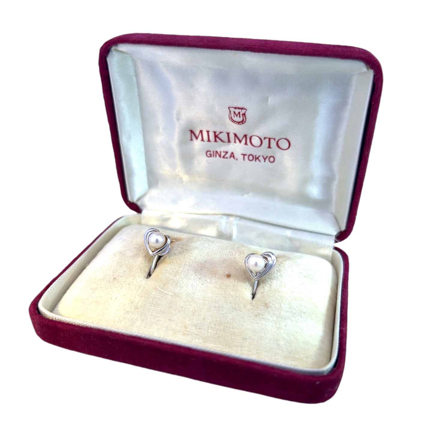 Mikimoto Estate Akoya Pearl Clip-on Earrings 5 mm Silver M414