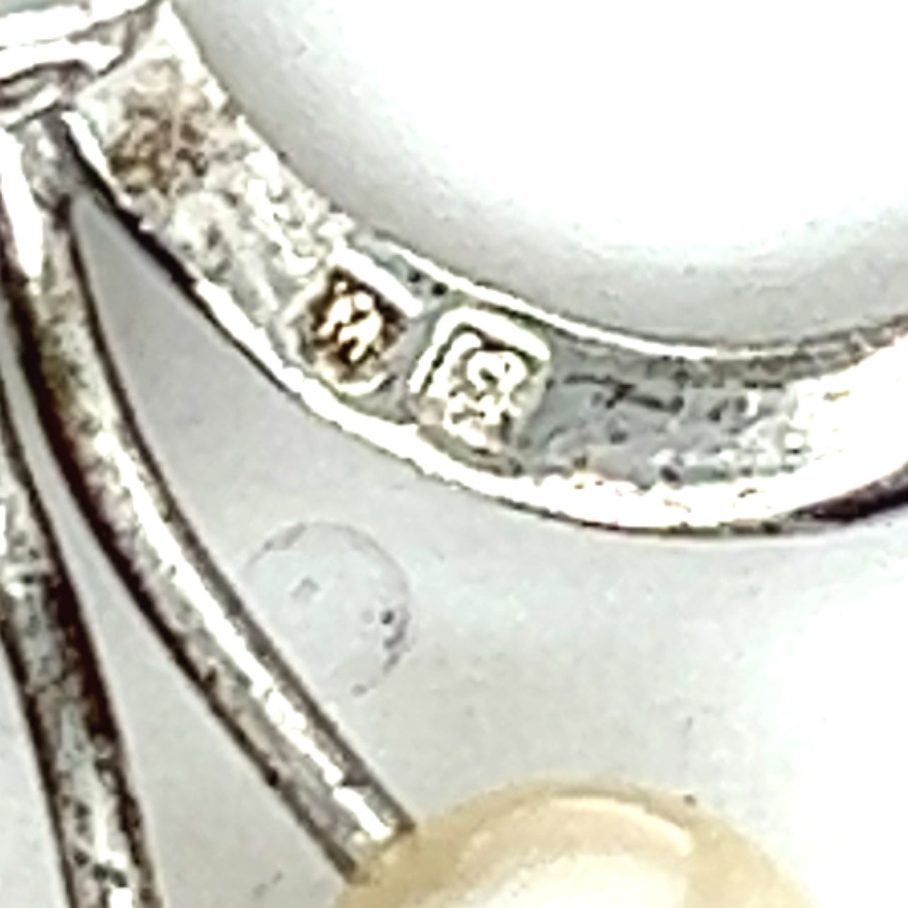 Mikimoto Estate Akoya Pearl Brooch Pin Sterling Silver 6.5 mm M300